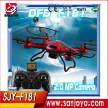 F181 Big RC Quadcopter 4CH 2.4GHz Remote Control parrot drone Helicopter COM with Camera HD 5MP CF Mode UFO Drone & U818A CX-20